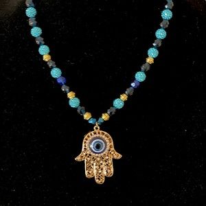 Hand made necklace “Hamsa”